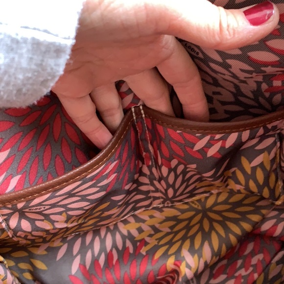 Lodis Brown Leather Tote Bag - Picture 10 of 14